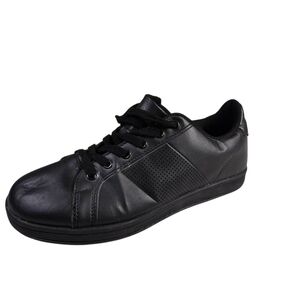 HydroSLIP Black Work Sneakers Slip-Resistant Power Wide Fit Size 8W
